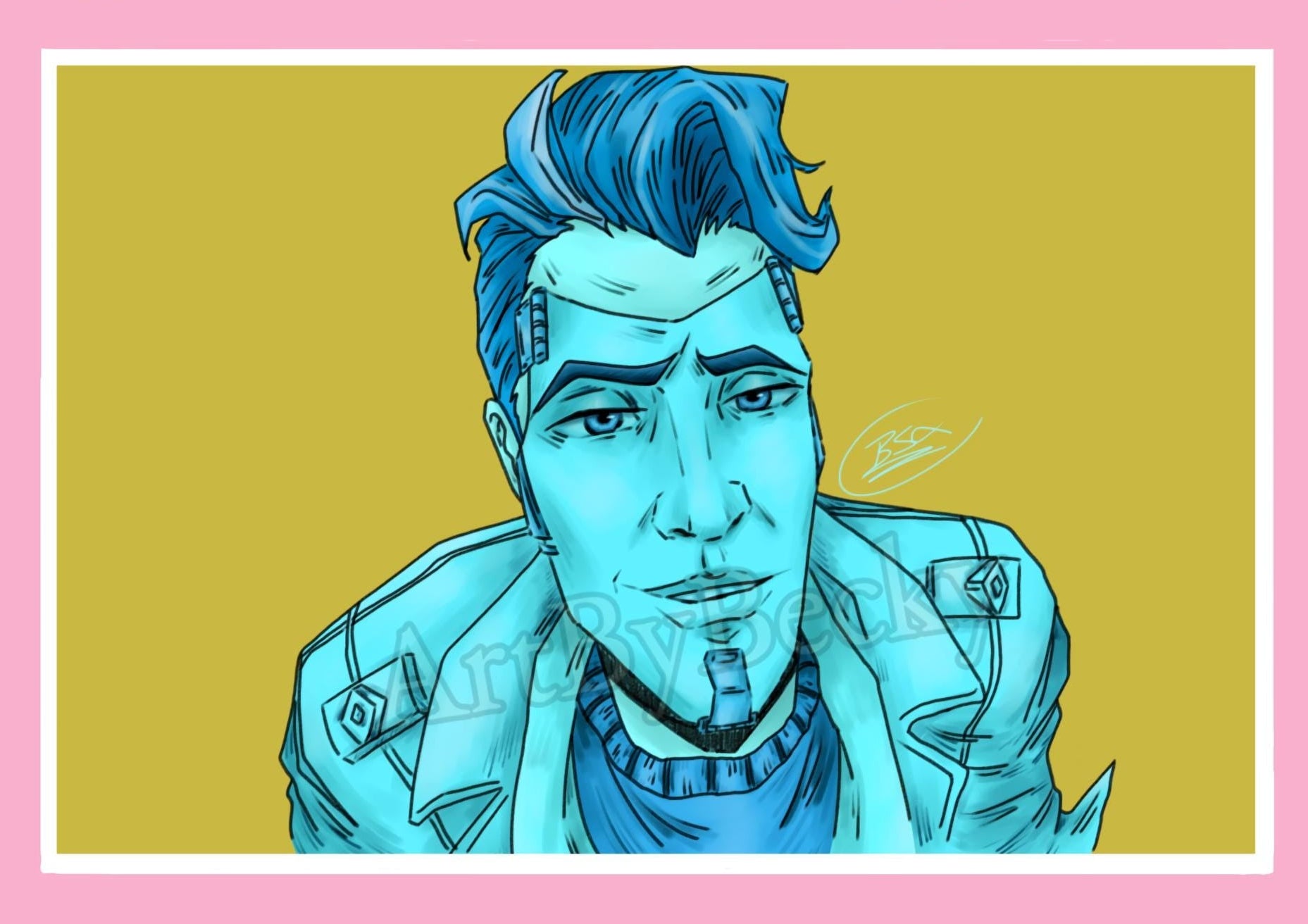 Handsome Jack Art Prints A5