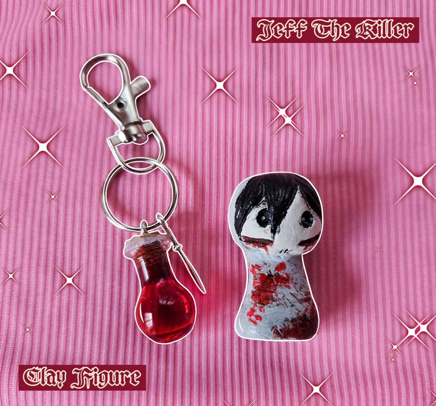 Adopt A Creepypasta | Jeff The Killer Mini Clay Figure