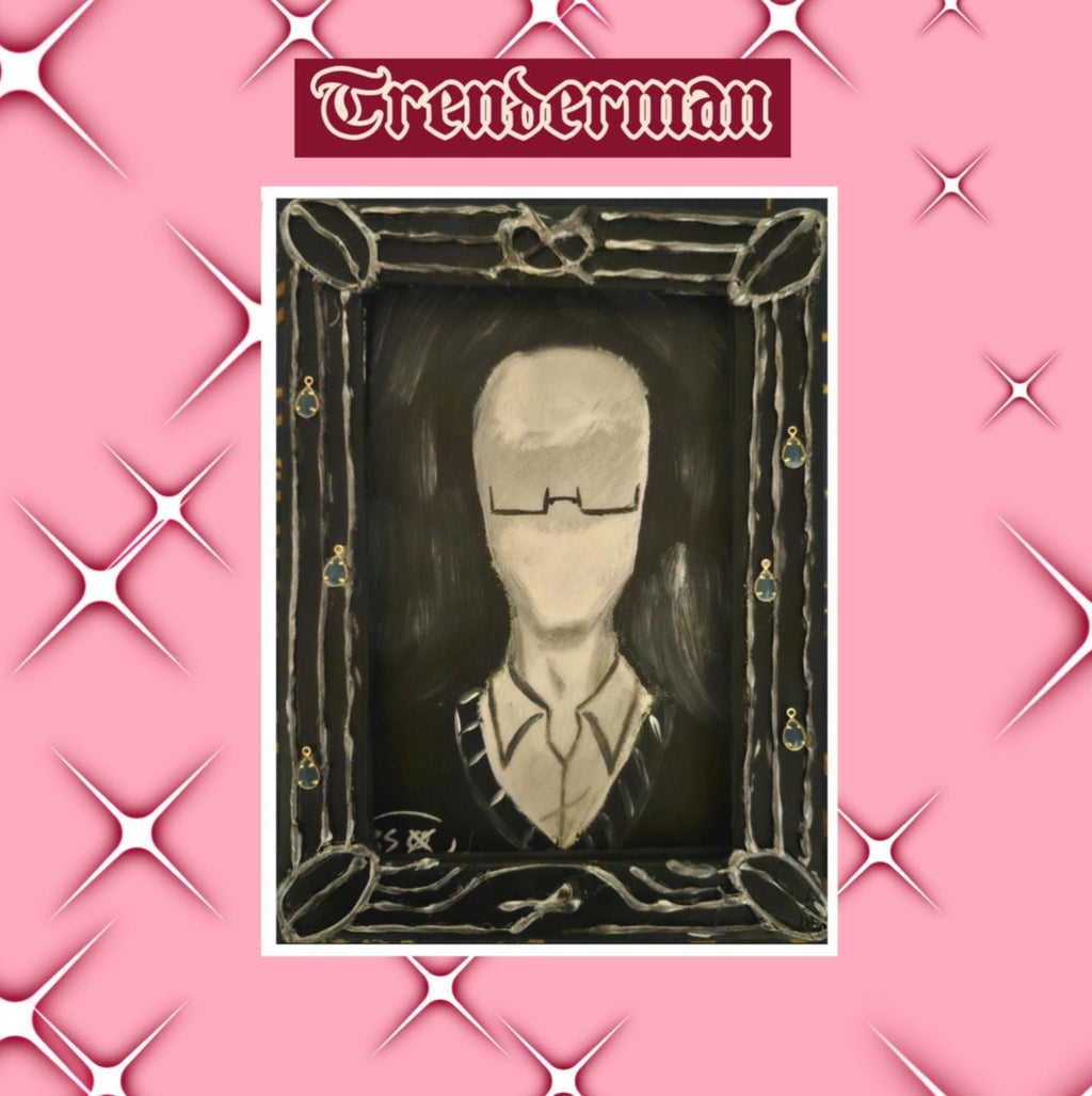 Slender Brothers Acrylic Paintings | Set Of 4 | Handmade Frames