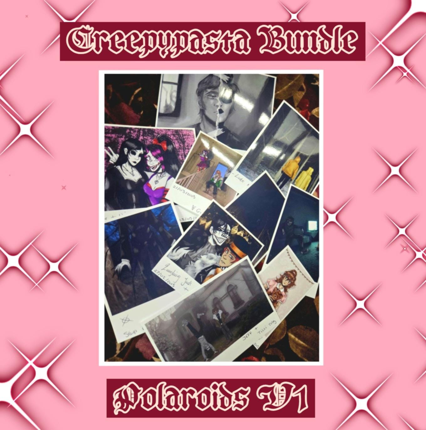 Creepypasta Random Polaroid Bundle