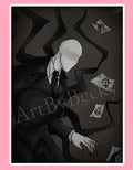 Slenderman Art Prints | A5 | Creepypasta | Horror