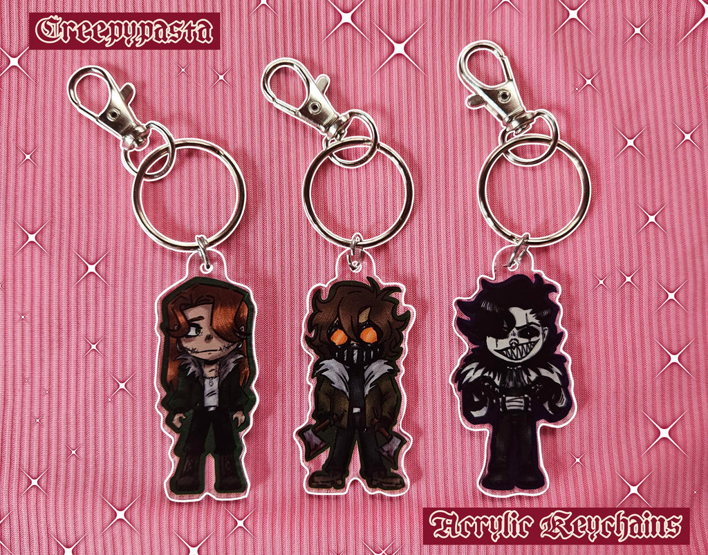 Creepypasta Acrylic Keychains | Horror |