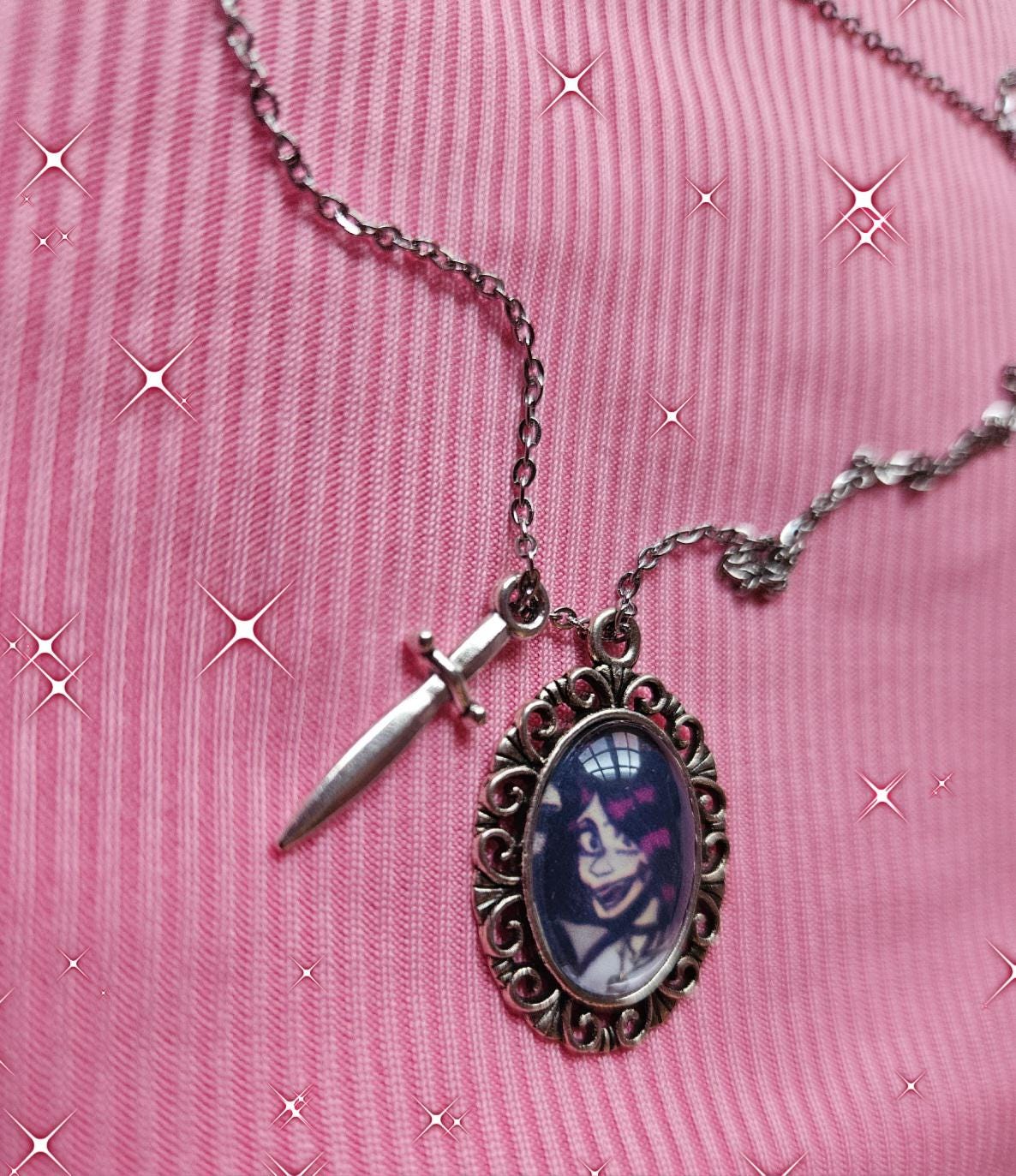 Nina The Killer Pendant Necklace | Creepypasta | Horror |