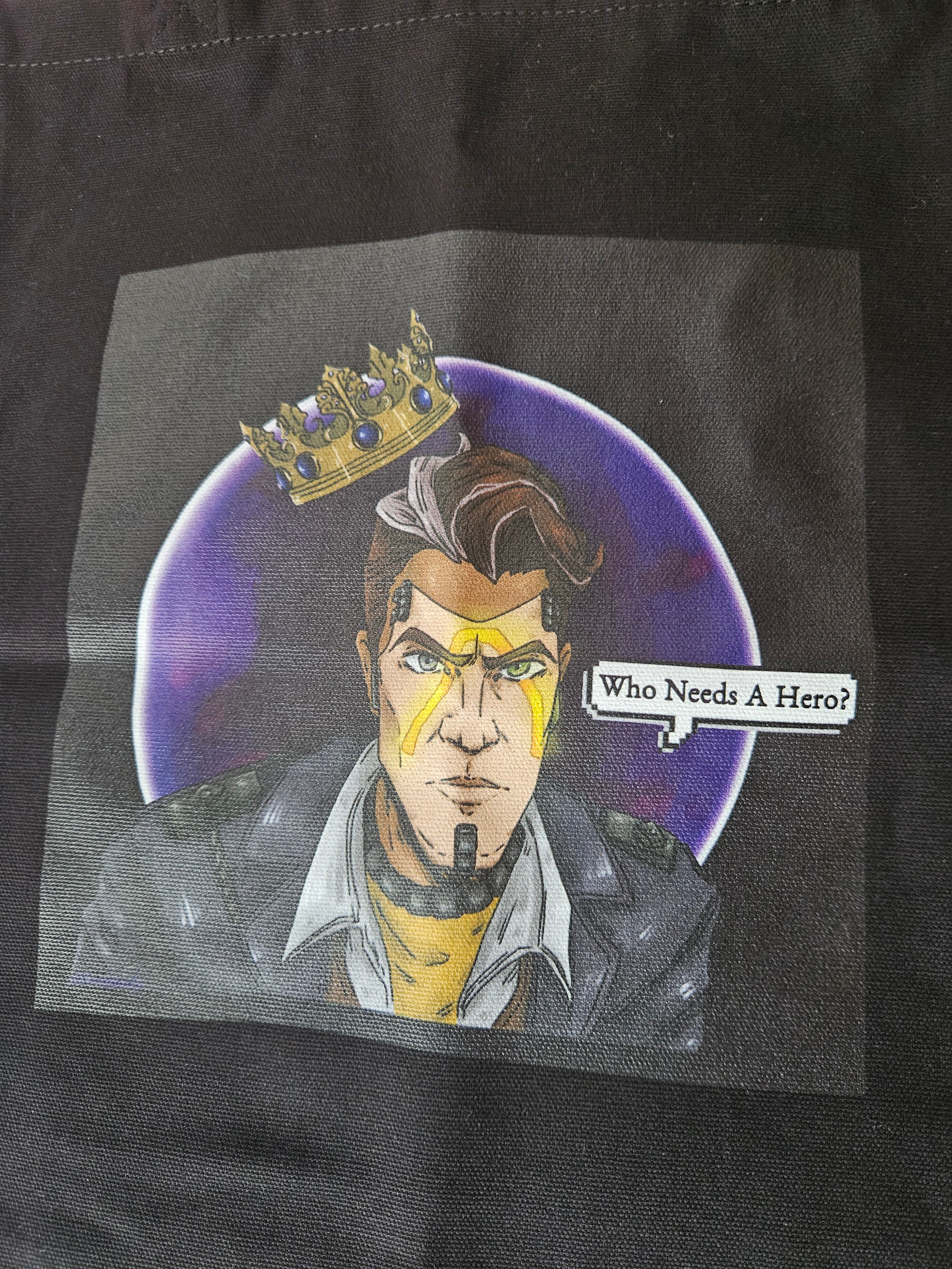 Who Needs A Hero? | Character Inspired Tote Bag | Cotten