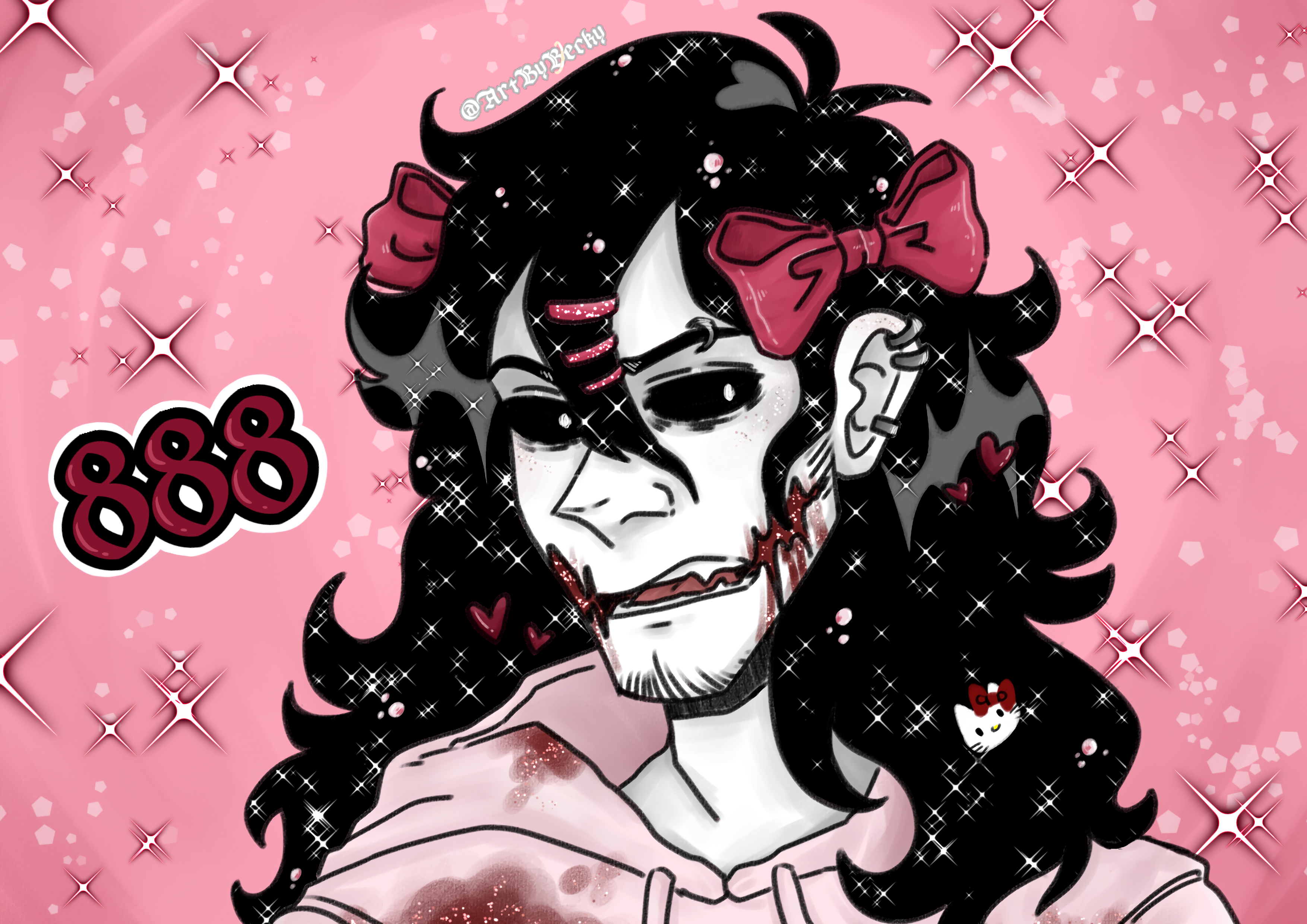 Baddie In Pink | A5 Art Prints