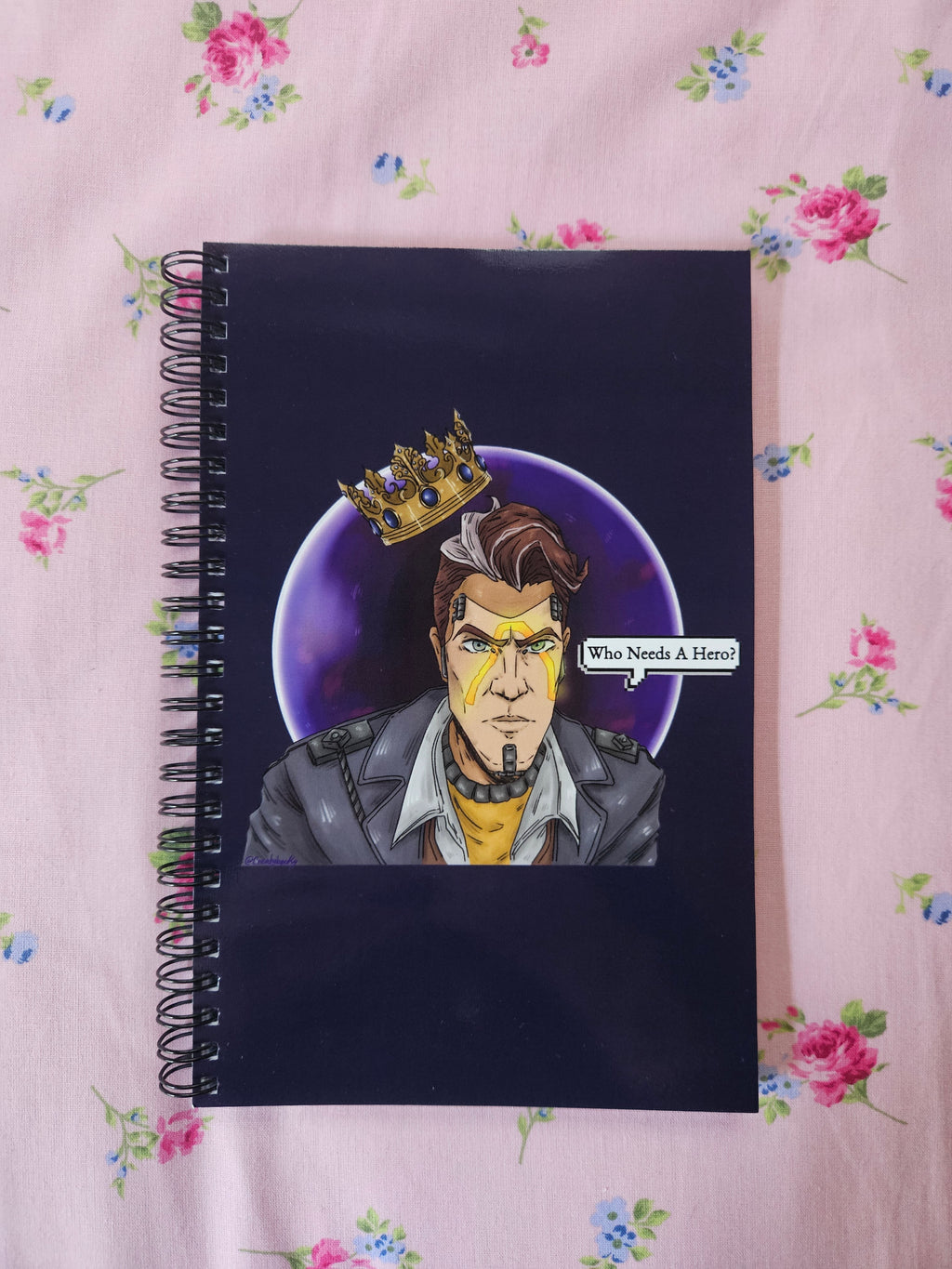 Who Needs A Hero? | Character Inspired Spiral Notebook | Lined