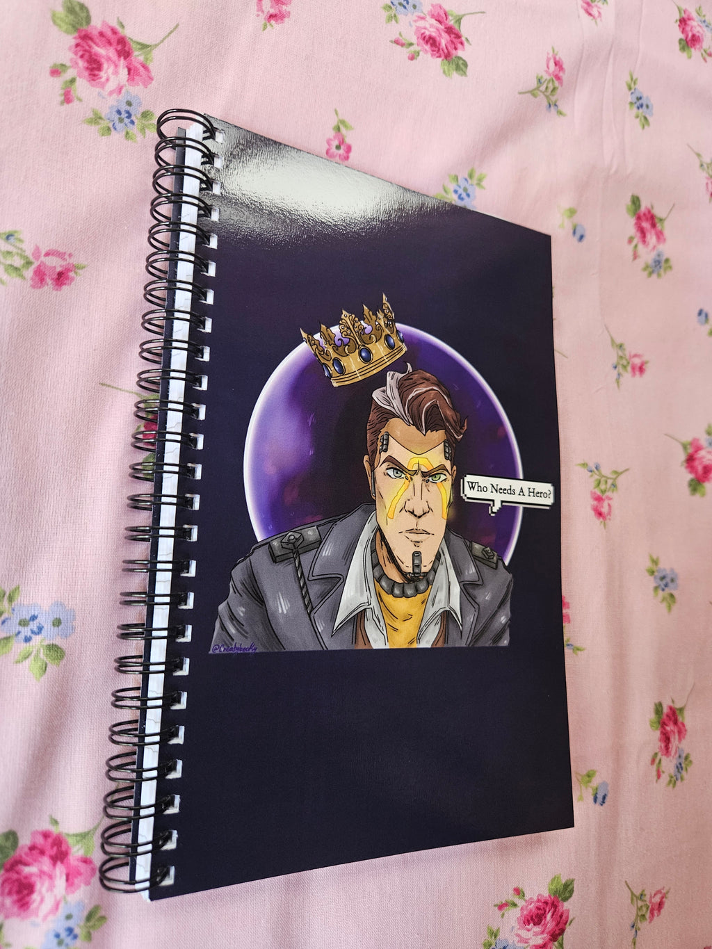 Who Needs A Hero? | Character Inspired Spiral Notebook | Lined