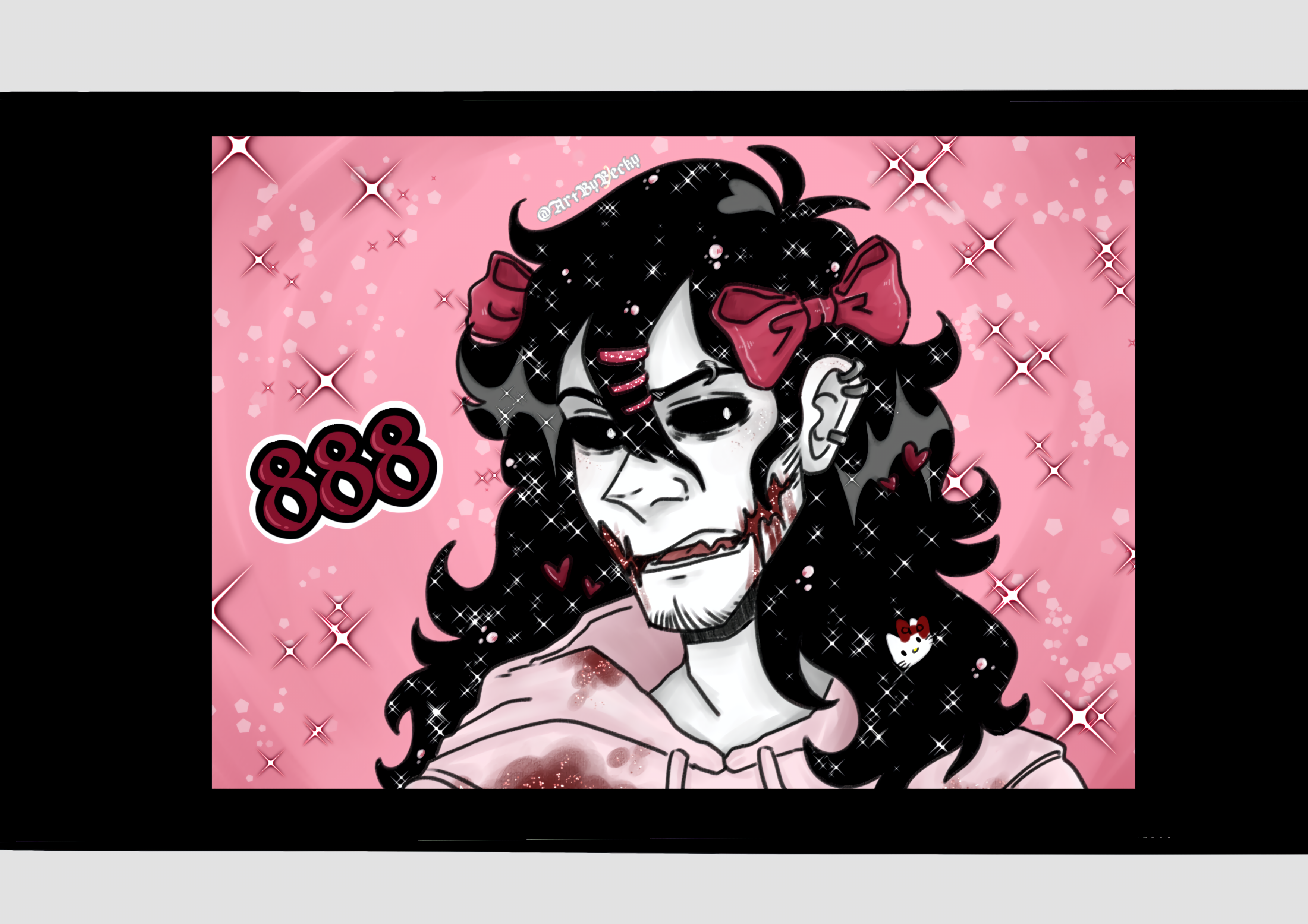 Baddie In Pink | A5 Art Prints