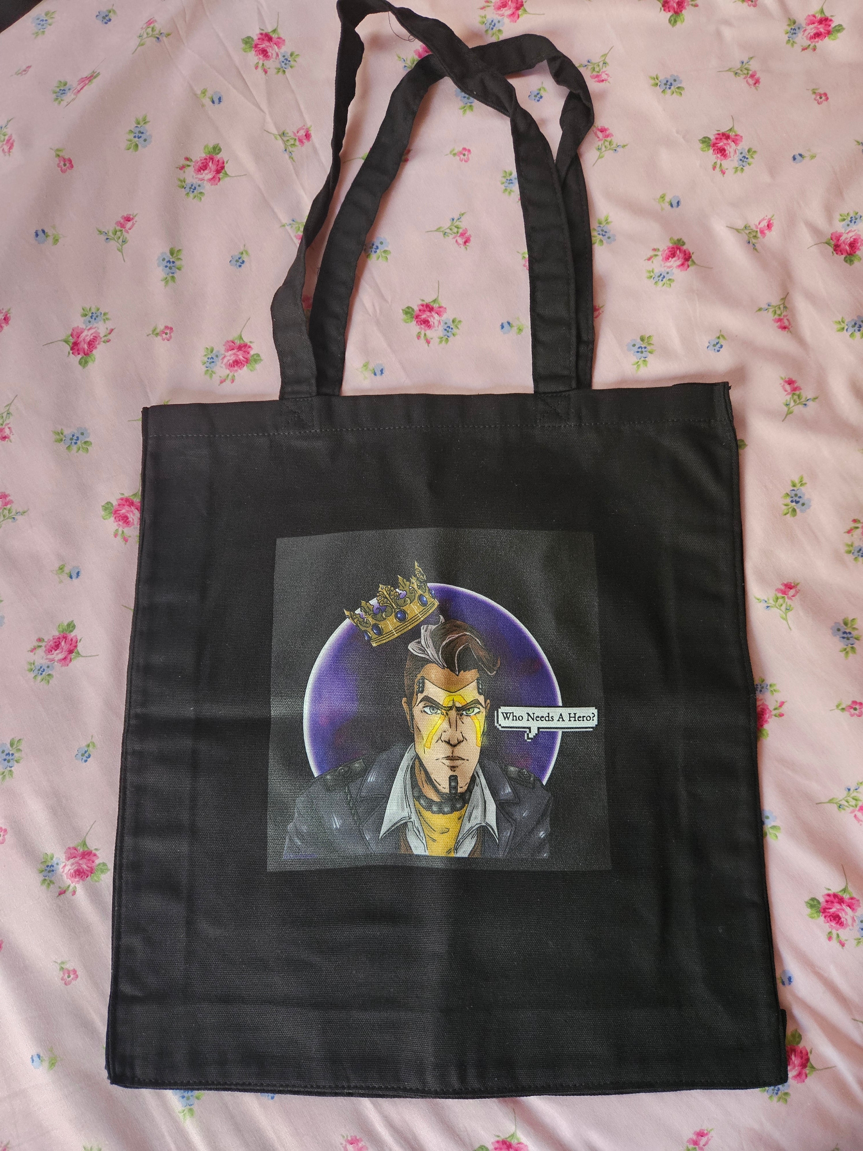 Who Needs A Hero? | Character Inspired Tote Bag | Cotten